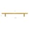 Gliderite Hardware 6-1/4 in. Center to Center Satin Gold Solid Steel Bar Pull - 5003-160-SG 5003-160-SG-1 - alternate 2